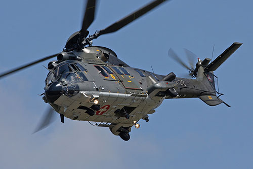 Hélicoptère AS532 Cougar de l'armée suisse