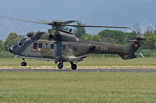 Hélicoptère AS532 Cougar de l'armée suisse