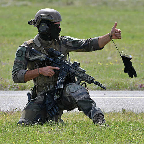 Militaire des forces spéciales françaises