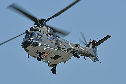 Hélicoptère AS532 UL Cougar T-339 de l'Armée de l'Air suisse