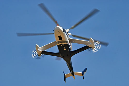 Prototype rapide Racer d'Airbus Helicopters en vol