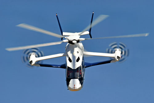 Prototype rapide Racer d'Airbus Helicopters en vol