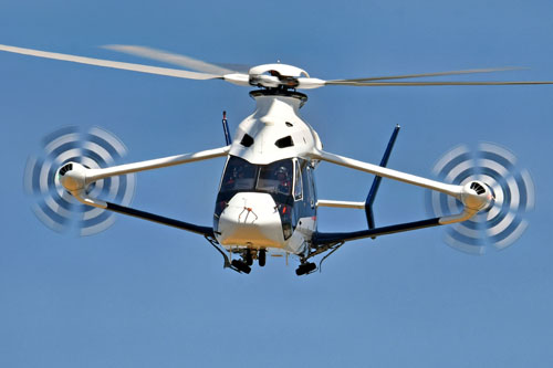 Prototype rapide Racer d'Airbus Helicopters en vol