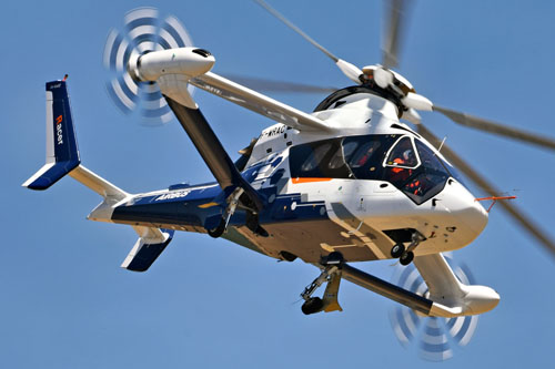 Prototype rapide Racer d'Airbus Helicopters en vol