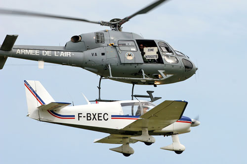 Hélicoptère AS550 Fennec de l'Armée de l'Air