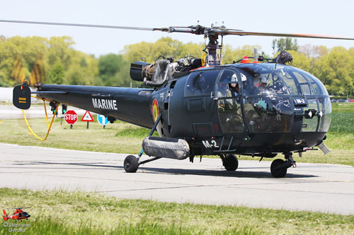 Hélicoptère Alouette III belge