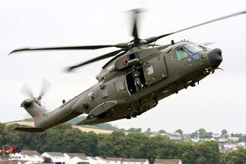 Hélicoptère EH101 Merlin HC3A de la RAF (Royal Air Force)