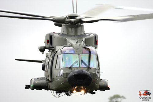 Hélicoptère EH101 Merlin HC3A de la RAF (Royal Air Force)