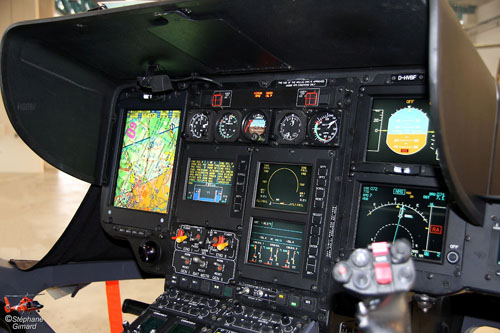 Cockpit EC135 BundesPolizei