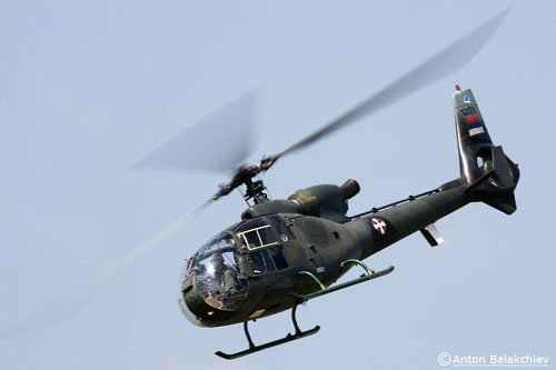 Hélicoptère Gazelle Serbie