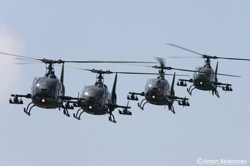 Hélicoptères Gazelle Serbie