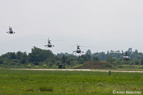 Hélicoptères Gazelle Serbie