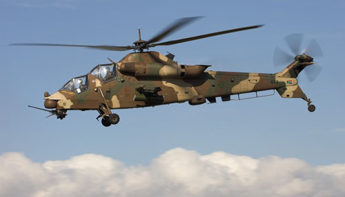 Hélicoptère Rooivalk de l'armée de l'Air sud-africaine (SAAF)