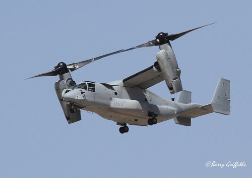 Hélicoptère à rotors basculants V22 Osprey des US Marines