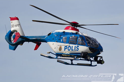 Hélicoptère EC135 de la Police suédoise