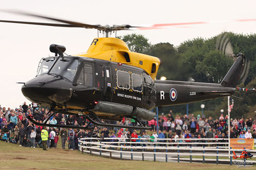 Hélicoptère Bell 412 Griffin HT1 de la Royal Air Force (RAF) Defence Helicopter Flying School