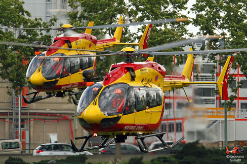 Hélicoptère EC145 de la Sécurité Civile