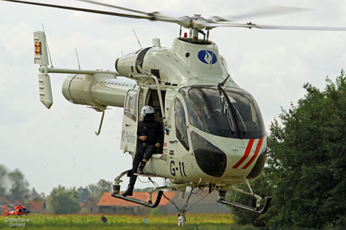 Hélicoptère MD900 de la Police belge