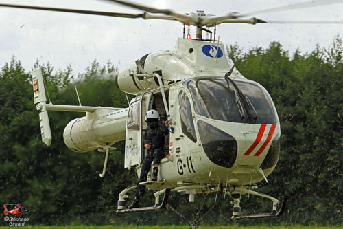 Hélicoptère MD900 de la Police belge