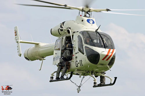 Hélicoptère MD900 de la Police belge