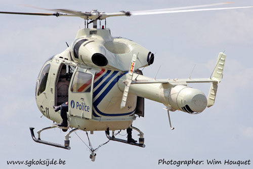 Hélicoptère MD900 de la Police belge