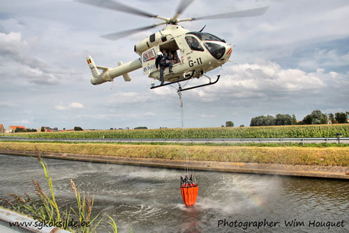 Hélicoptère MD900 de la Police belge