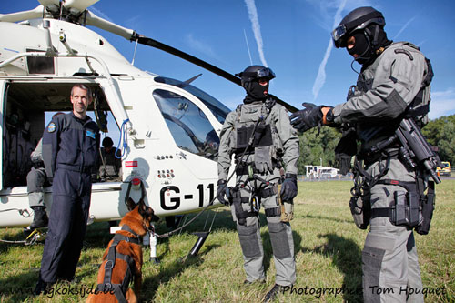 Hélicoptère MD900 de la Police belge