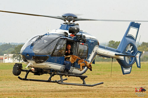 Hélicoptère EC135 de la Gendarmerie Nationale