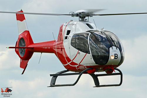 L'hélicoptère-école EC120 Colibri de l'EALAT de Dax