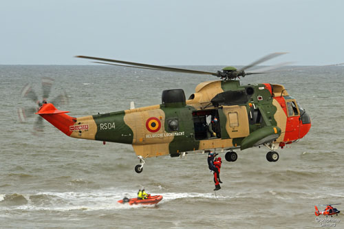 Hélicoptère Seaking Mk48 de la Marine belge