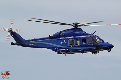 Hélicoptère AW139 de la Police néerlandaise