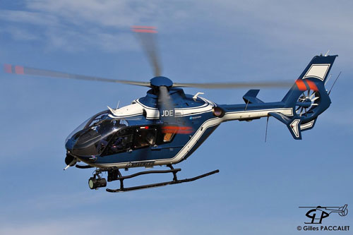 Hélicoptère EC135 de la Gendarmerie Nationale