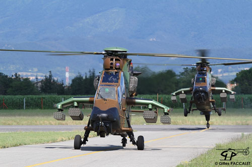 Hélicoptères EC665 Tigre de l'ALAT