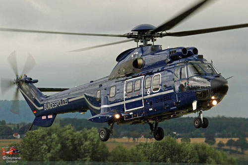 Hélicoptère AS332 SuperPuma de la Bundespolizei allemande