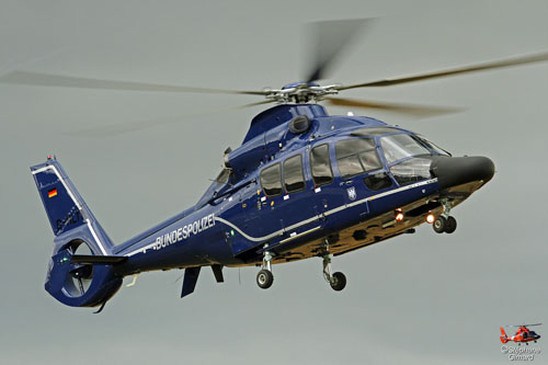 Hélicoptère EC155 de la Bundespolizei allemande