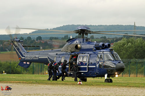 Hélicoptère AS332 SuperPuma de la Bundespolizei allemande