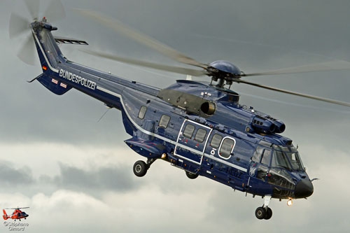 Hélicoptère AS332 SuperPuma de la Bundespolizei allemande