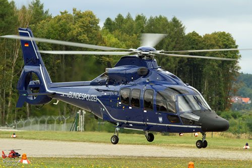 Hélicoptère EC155 de la Bundespolizei allemande