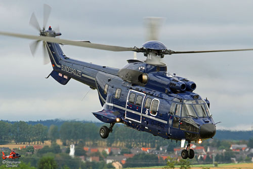 Hélicoptère AS332 SuperPuma de la Bundespolizei allemande