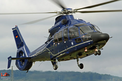 Hélicoptère EC155 de la Bundespolizei allemande