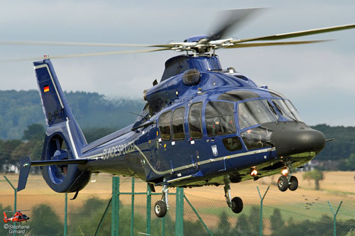 Hélicoptère EC155 de la Bundespolizei allemande