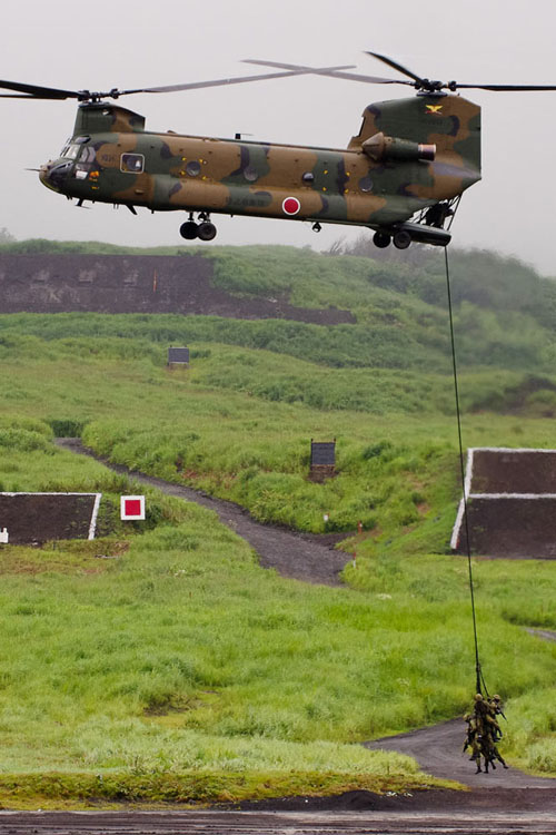 Hélicoptère CH47 Chinook JGSDF