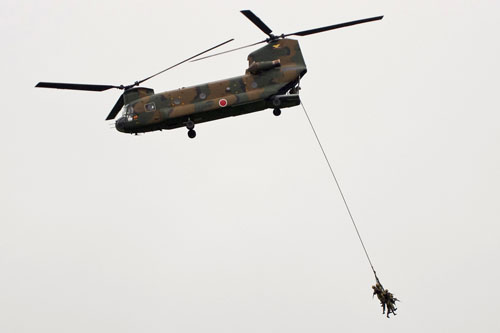 Hélicoptère CH47 Chinook JGSDF