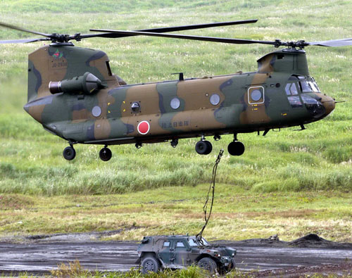 Transport de véhicules sous élingue