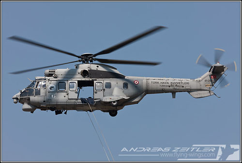 Hélicoptère AS532 Cougar de l'Armée de l'Air turque