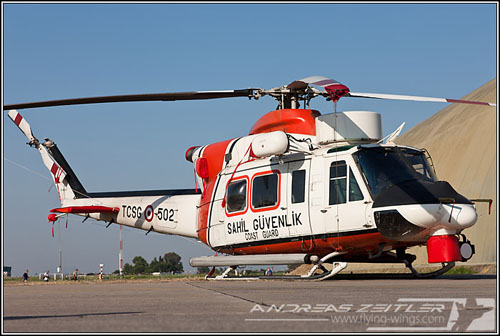 Hélicoptère AB412 des gardes-côtes turcs