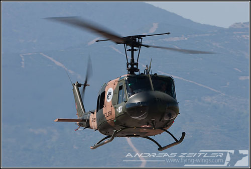 Hélicoptère UH1 Huey de l'armée turque