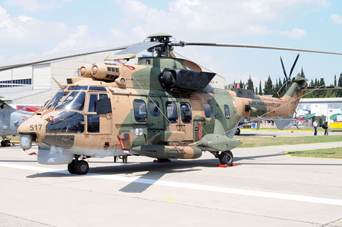 Hélicoptère AS532 Cougar de l'Armée de l'Air turque