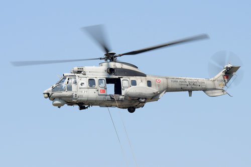 Hélicoptère AS532 Cougar de l'Armée de l'Air turque