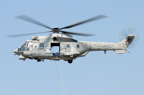 Hélicoptère AS532 Cougar de l'Armée de l'Air turque